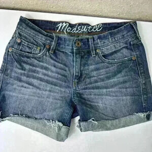 🔥Madewell Denim Shorts  Medium Wash womens 25  AC1
